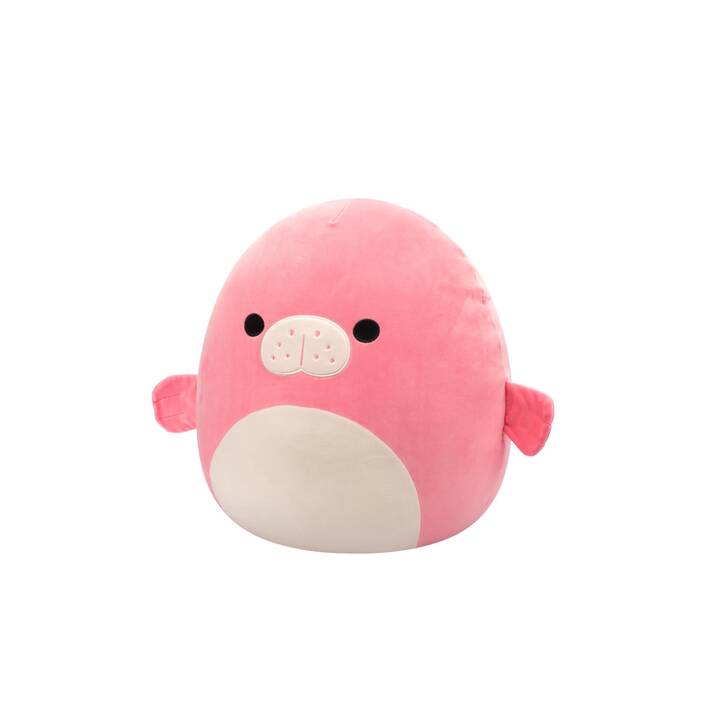 SQUISHMALLOWS Seekuh (40 cm, Koralle, Rosa)