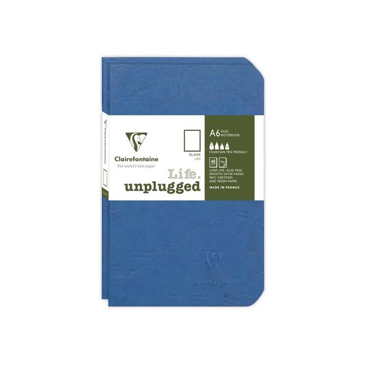 CLAIREFONTAINE Notizbuch Agebag (A7, Liniert)