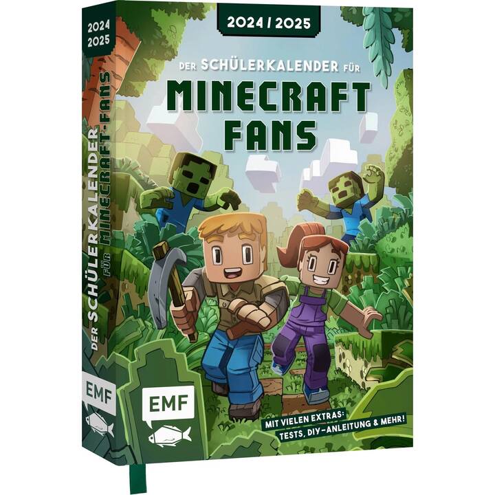 Der Schülerkalender für Minecraft-Fans 2024/2025