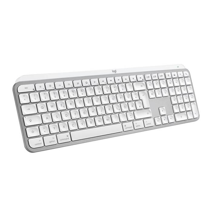 LOGITECH MX Keys S for Mac (Bluetooth, USB, Svizzera, Senza fili)