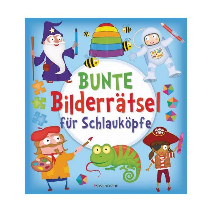 Bunte Bilderrätsel für Schlauköpfe