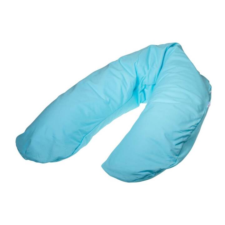 KULI-MULI Housse de coussins d'allaitement (215 cm, Bleu)