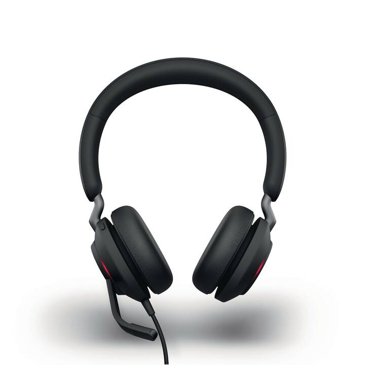 JABRA Office Headset Evolve2 40 (On-Ear, Kabel, Schwarz)