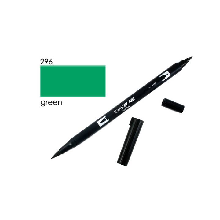 TOMBOW Dual Brush Pennarello (Verde, 1 pezzo)