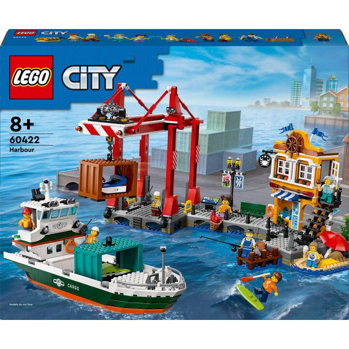 LEGO City Le port et le navire marchand (60422)