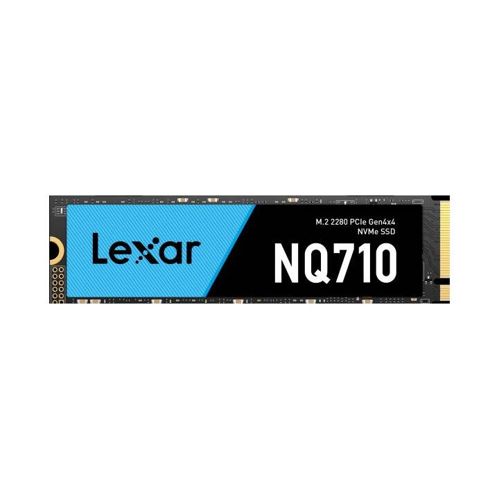 LEXAR MEDIA LNQ710 (PCI Express, 1000 GB, Noir, Bleu)