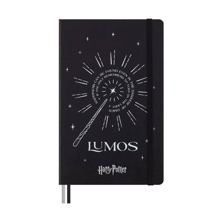 MOLESKINE Taccuini Harry Potter Lumos (13 cm x 21 cm, Rigato)