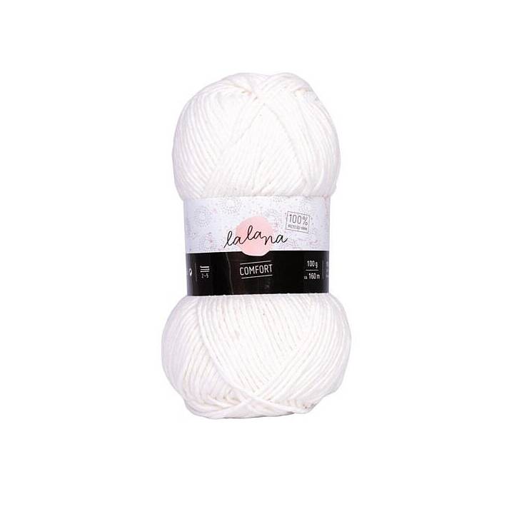 LALANA Wolle (100 g, Weiss)