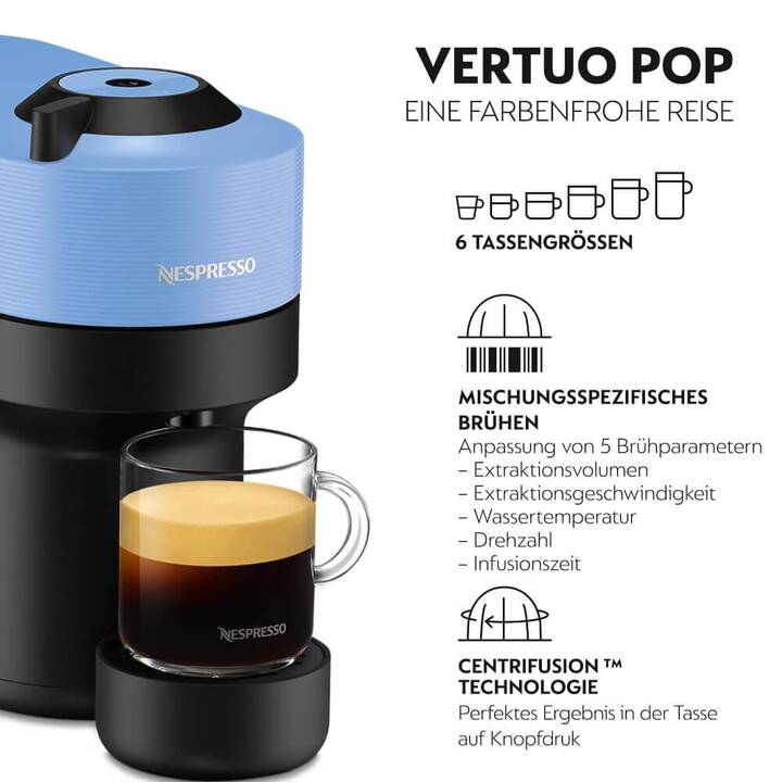 DELONGHI Vertuo Pop (Nespresso, Bleu)