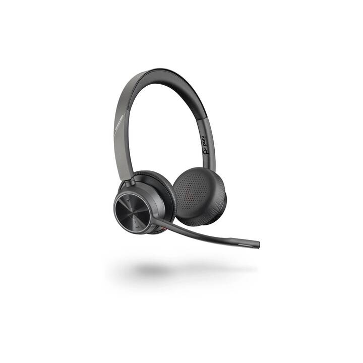 HP Office Headset Voyager 4320 (On-Ear, Kabellos, Schwarz)