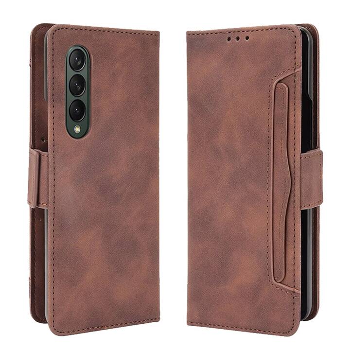 EG Wallet Case für Samsung Galaxy Z FOLD 3 7.6" (2021) - braun