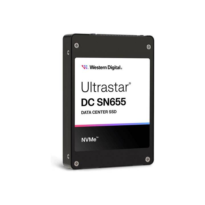 WESTERN DIGITAL Ultrastar DC SN655 U.3 (PCI Express, 3840 GB, Noir)