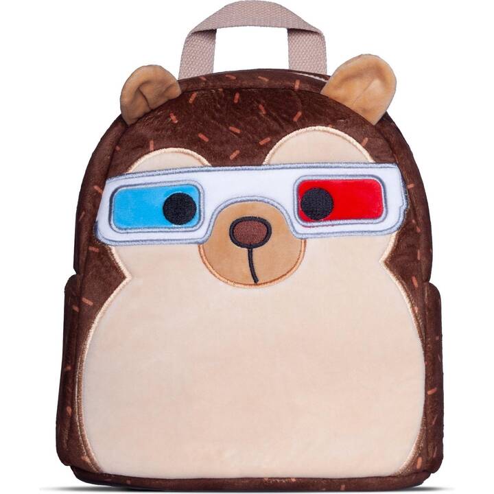 SQUISHMALLOWS Sac à dos de jardin d'enfants Hans Novelty (8 l, Brun)