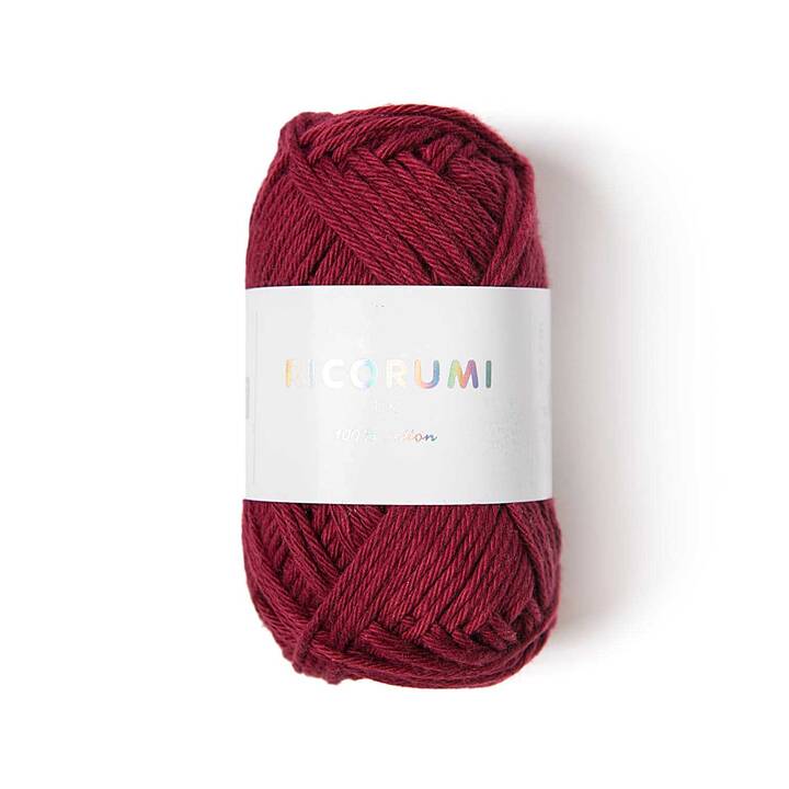 RICO DESIGN Wolle Creative Ricorumi (25 g, Bordeaux, Rot)