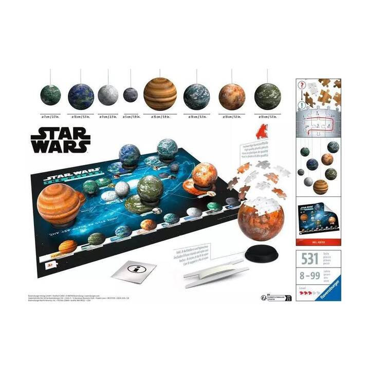 RAVENSBURGER Star Wars Star Wars Galaxie 3D Puzzle (531 x 531 x)