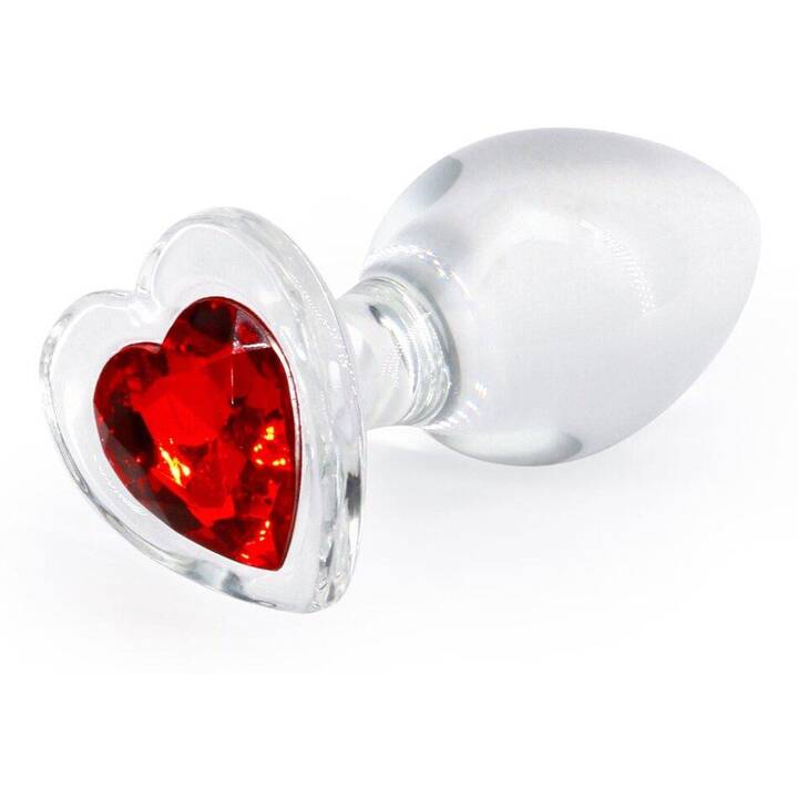 CRYSTAL Desires Red Heart Plug anal