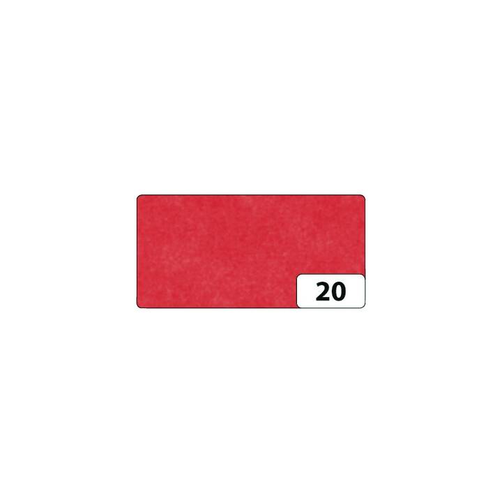 FOLIA Carta seta 20 (Rosso, 6 pezzo)