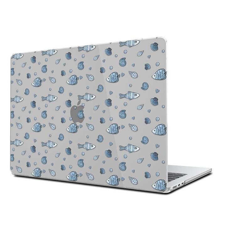 EG Hardcase (MacBook Air 13" M3 2024, Pesce, Blu)