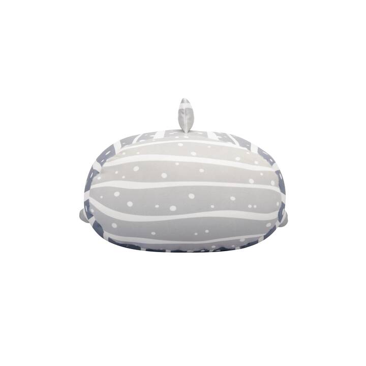 SQUISHMALLOWS Baleine (30 cm, Gris clair, Gris)