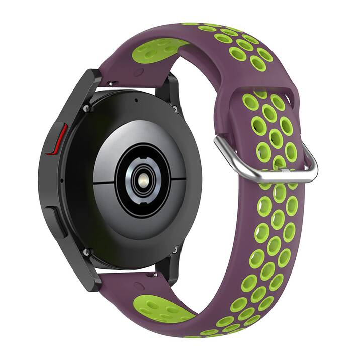 EG Bracelet (Samsung Galaxy Galaxy Watch4 40 mm, Pourpre, Vert)