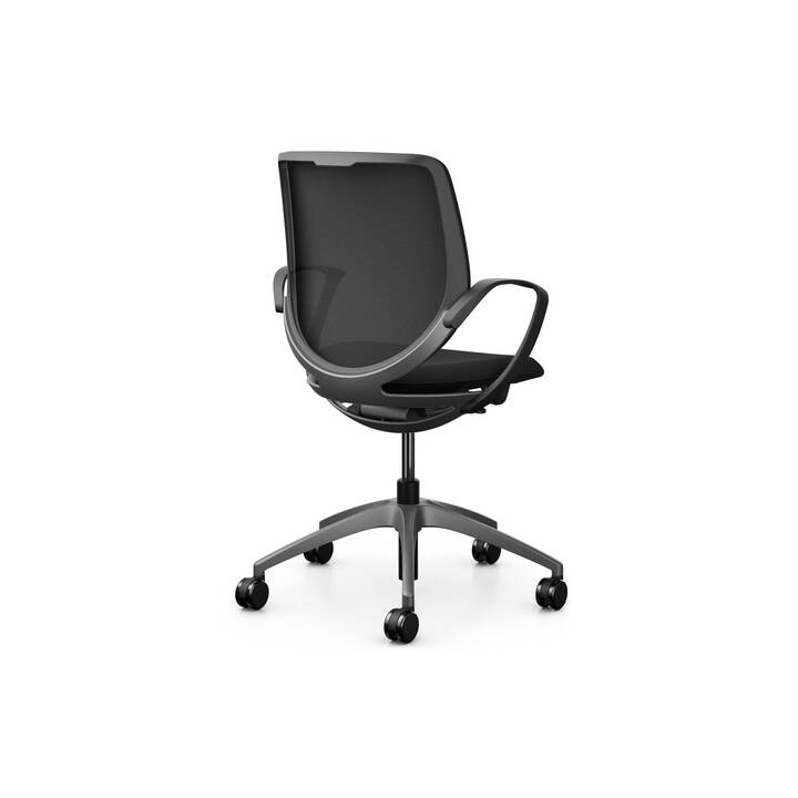 GIROFLEX 313 Fauteuil de bureau piovant (Noir)