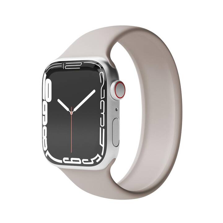 VONMÄHLEN Solo Loop Bracelet (Apple Watch 45 mm / 42 mm / 49 mm / 44 mm, Beige)