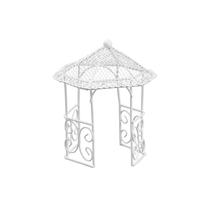 HOBBYFUN Mobili miniatura da giardino decorativi (Bianco)