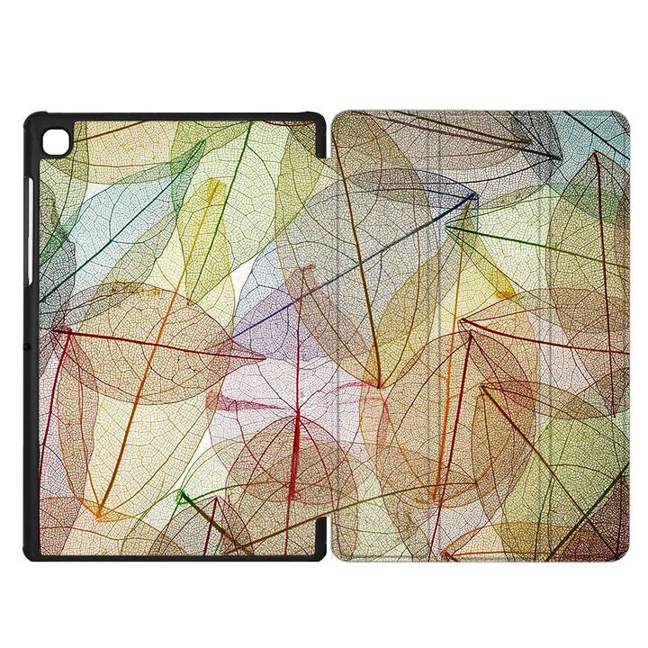 EG cover per Samsung Galaxy Tab A7 Lite 8.7" (2021) - marrone - foglie