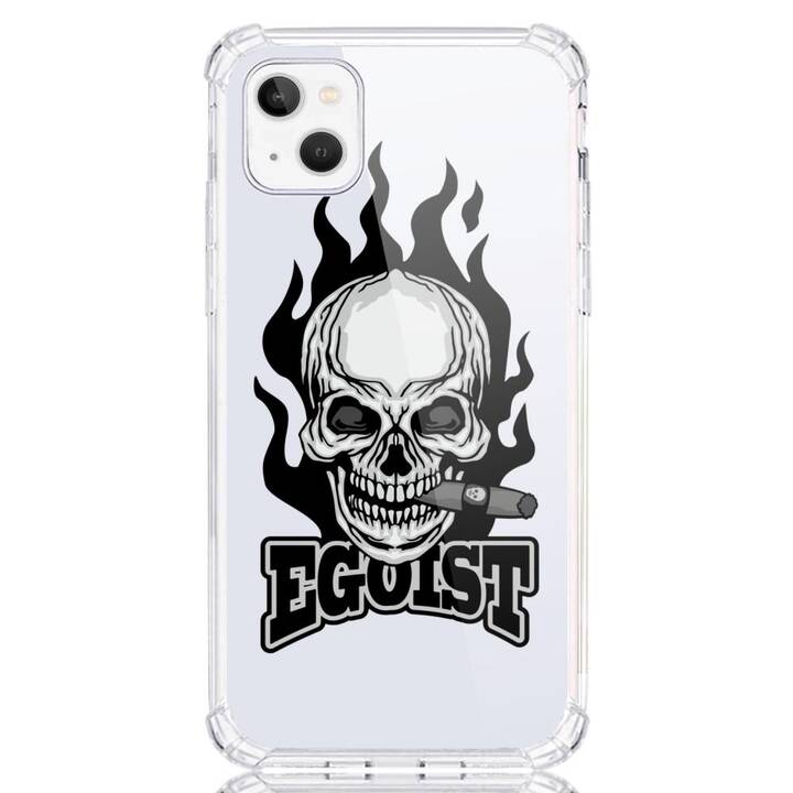 EG Backcover (iPhone 15 Plus, Crâne, Transparent)