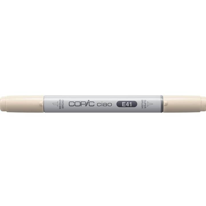 COPIC Marcatori di grafico Ciao E41 Pearl White (Bianco perla, 1 pezzo)