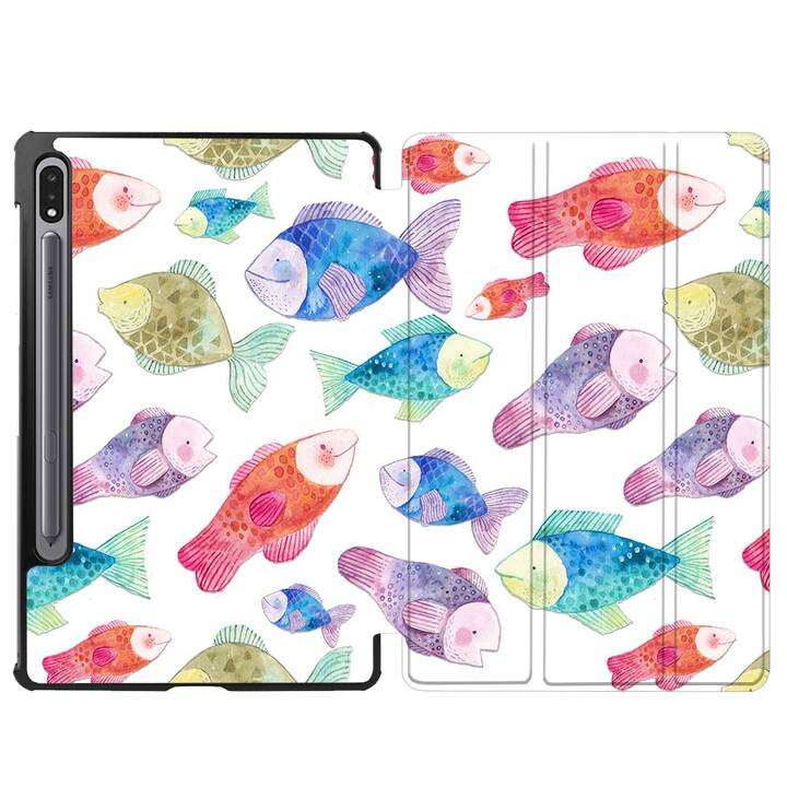 EG cover per Samsung Galaxy Tab S8 11" (2022) - Multicolore - pesce