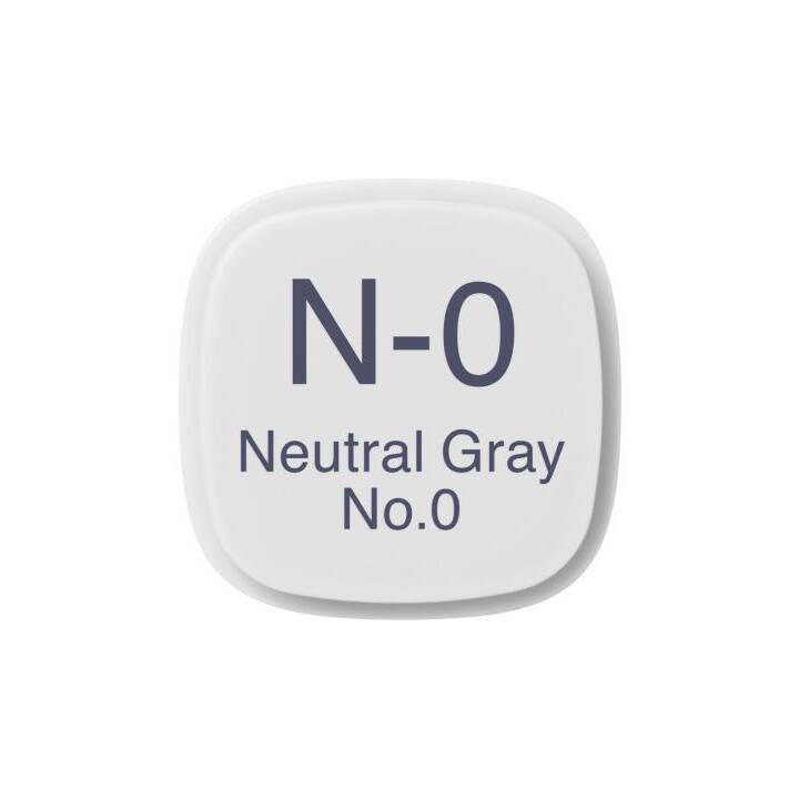 COPIC Marcatori di grafico Classic N-0 Neutral Gray No.0 (Grigio, 1 pezzo)