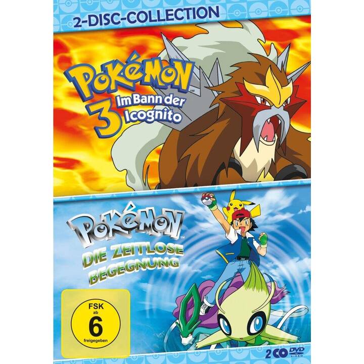 Pokémon 3 - Im Bann der Icognito (2000) / Pokémon 4 - Die zeitlose Begegnung (2001) - 2-Disc-Collection (DE, EN)