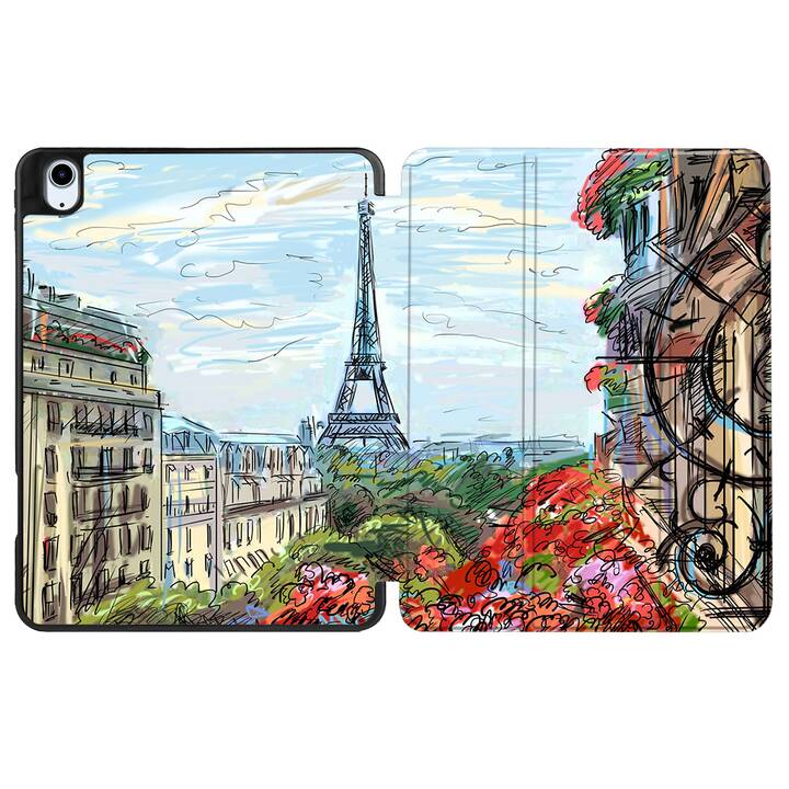 EG coque pour iPad Air 10.9" (2022) 5e génération - multicolore - paris