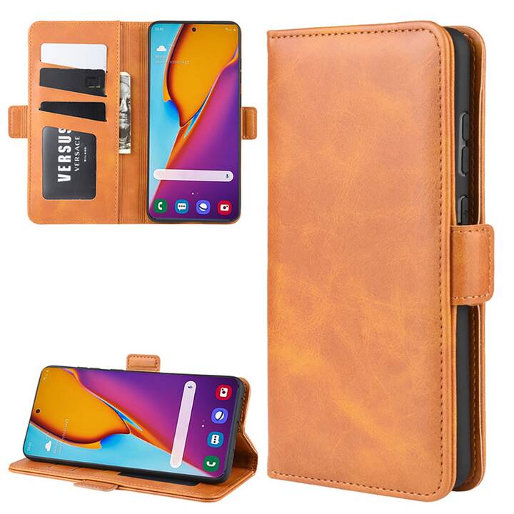 EG MORNRISE Wallet Case für Samsung Galaxy A71 6.7" 2020 - Hellbraun