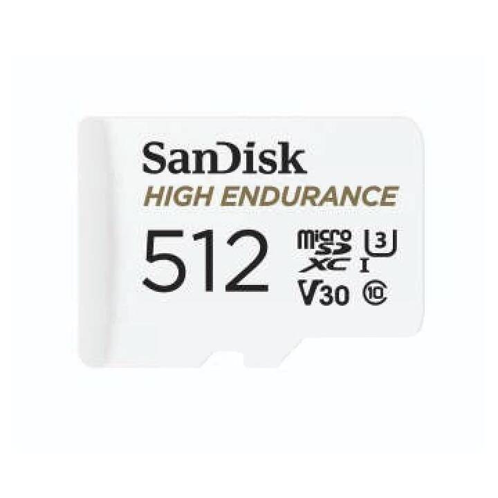 SANDISK MicroSDXC High Endurance (512 Go, 100 Mo/s)