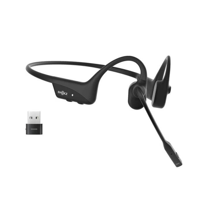 SHOKZ Office Headset Opencomm2 Uc (In-Ear, Kabellos, Schwarz)