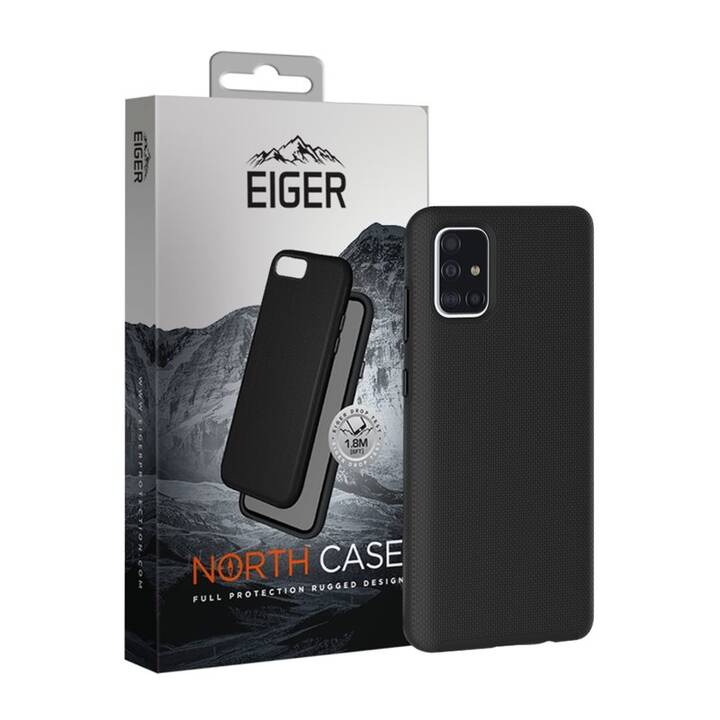 EIGER Backcover North Case (Galaxy A51, Schwarz)