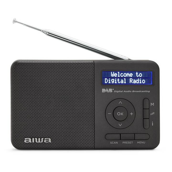AIWA RD-40DAB/BK Digitalradio (Schwarz)