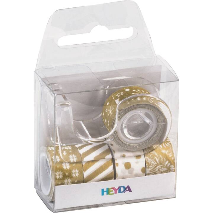 HEYDA Washi Tape Set (Oro, 3 m)
