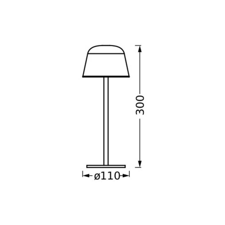 LEDVANCE Tischleuchte Endura Style (2.5 W, Beige)