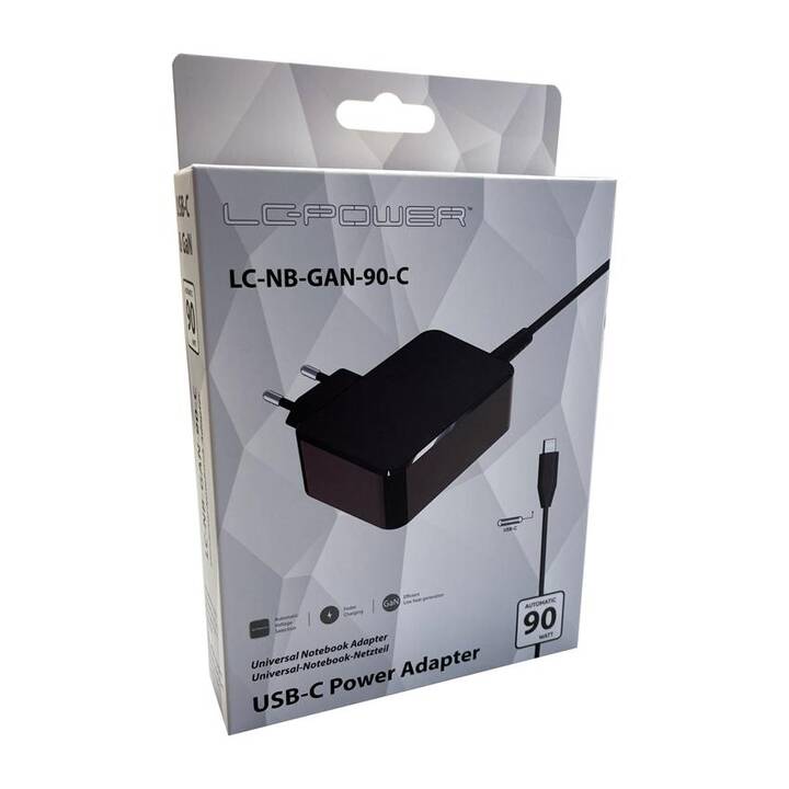 LC POWER LC-NB-GAN-90-C Bloc d'alimentation universel (90 W)