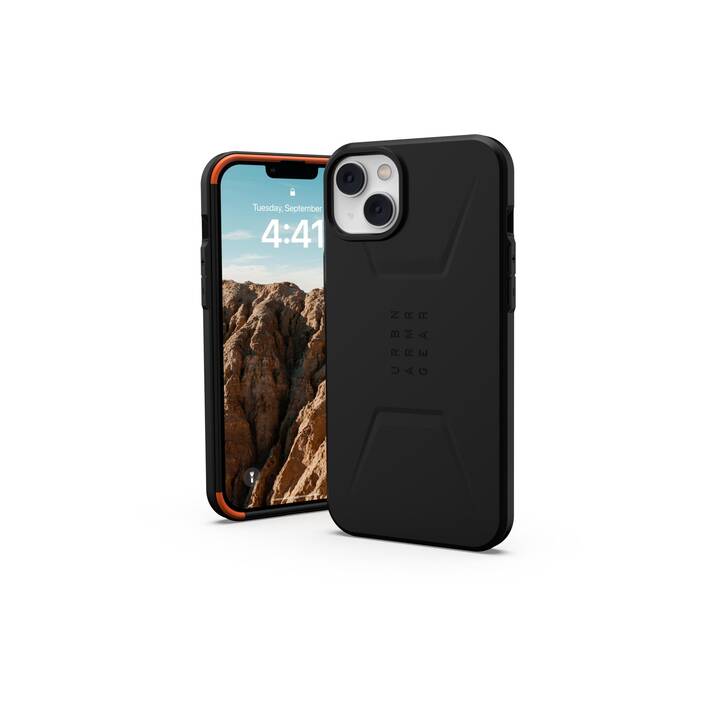 URBAN ARMOR GEAR Backcover (iPhone 14 Plus, Black, Nero)