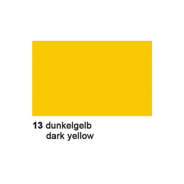 URSUS Tonzeichenpapier 13 (Gelb, Dunkelgelb, A4, 100 Stück)