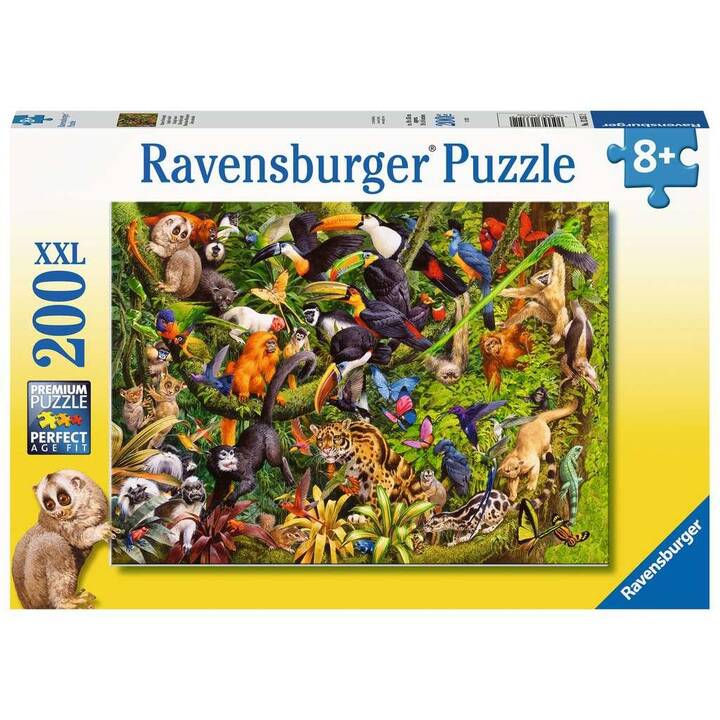 RAVENSBURGER Animali Puzzle (200 pezzo)