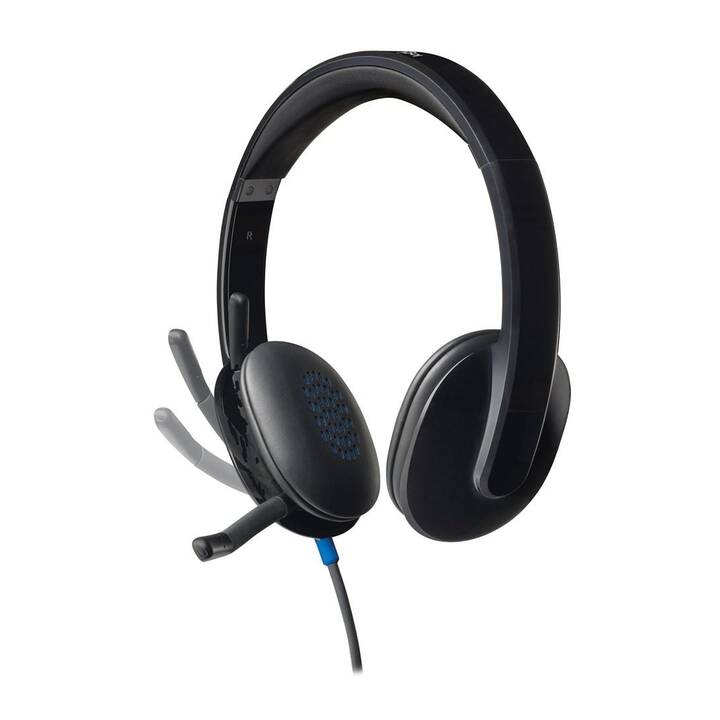 LOGITECH Office Headset H540 (On-Ear, Kabel, Schwarz)