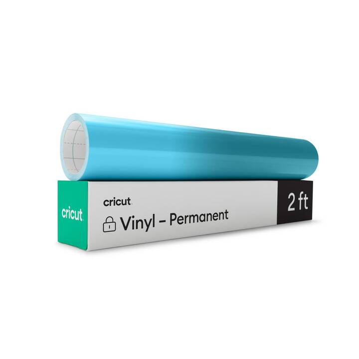CRICUT Film de vinyle (30 cm x 60 cm, Bleu clair, Bleu, Turquoise)