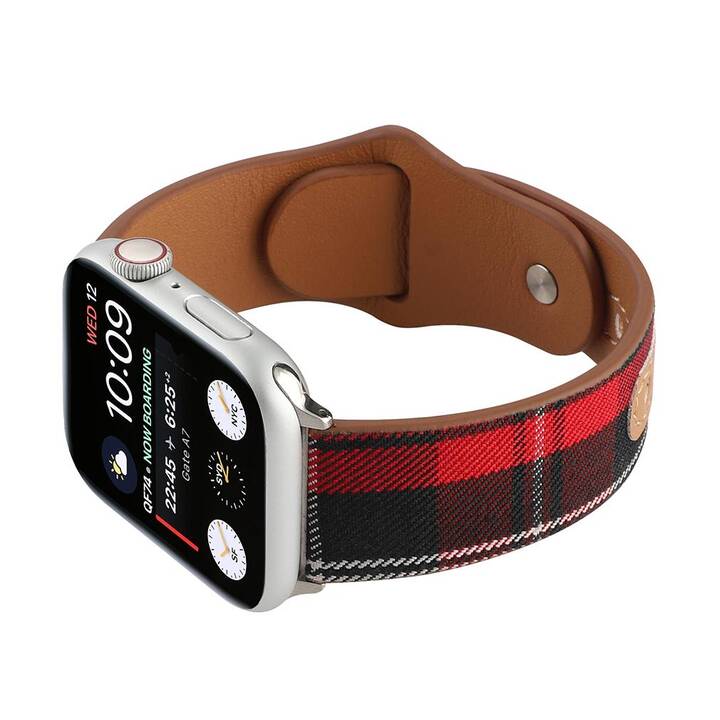 EG Armband (Apple Watch 45 mm / 42 mm / 49 mm / 44 mm, Rot)