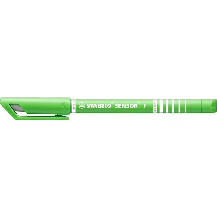 STABILO Sensor 189 Traceur fin (Vert, 1 pièce)