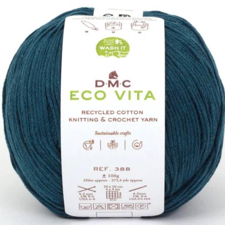DMC Laine Eco Vita (100 g, Bleu)